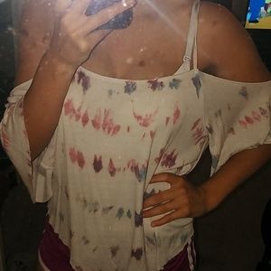 Forever 21 Soft and Sexy cold shoulder tank top